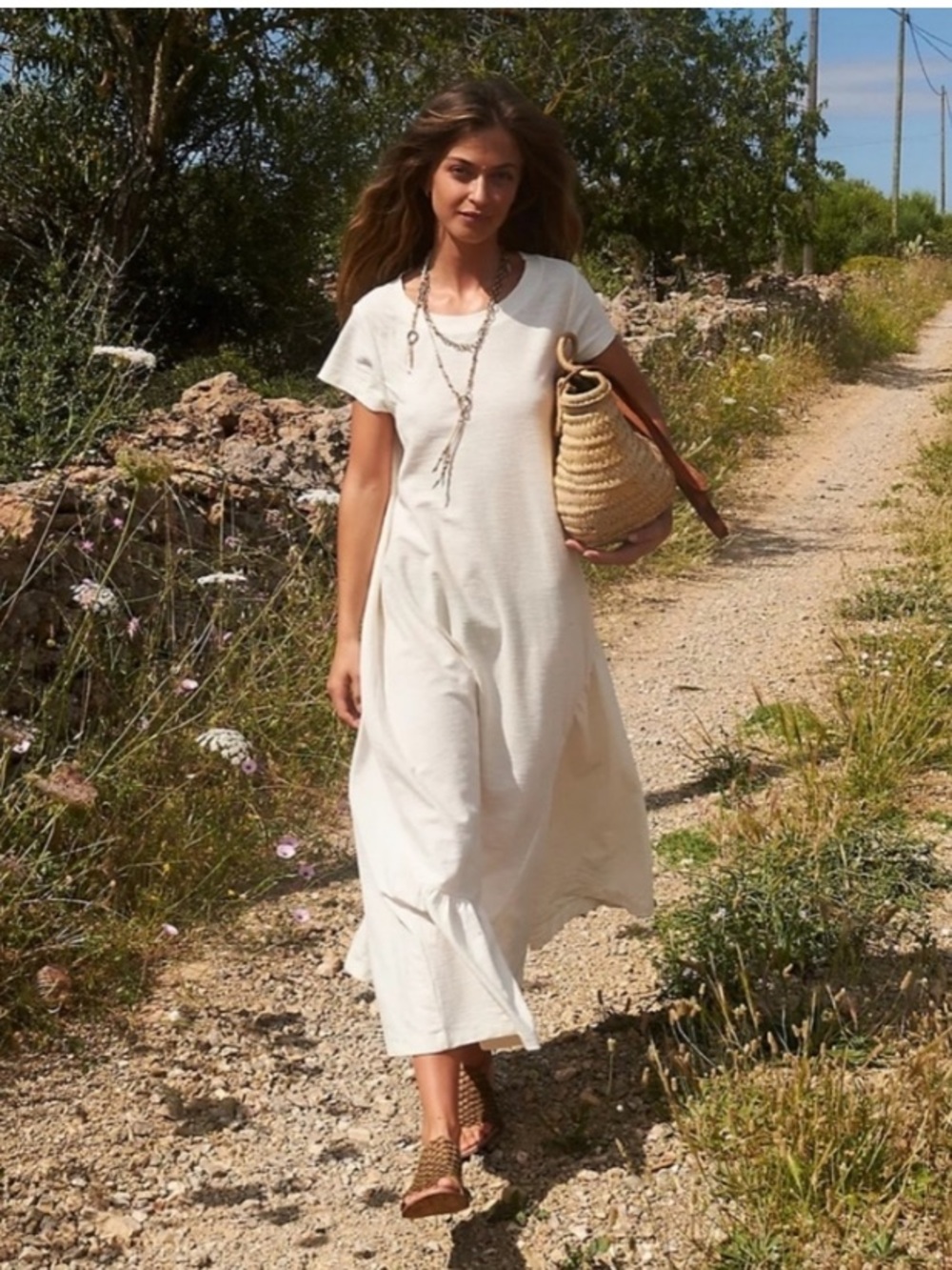 FREE PEOPLE BEACH Lena Midi Dress